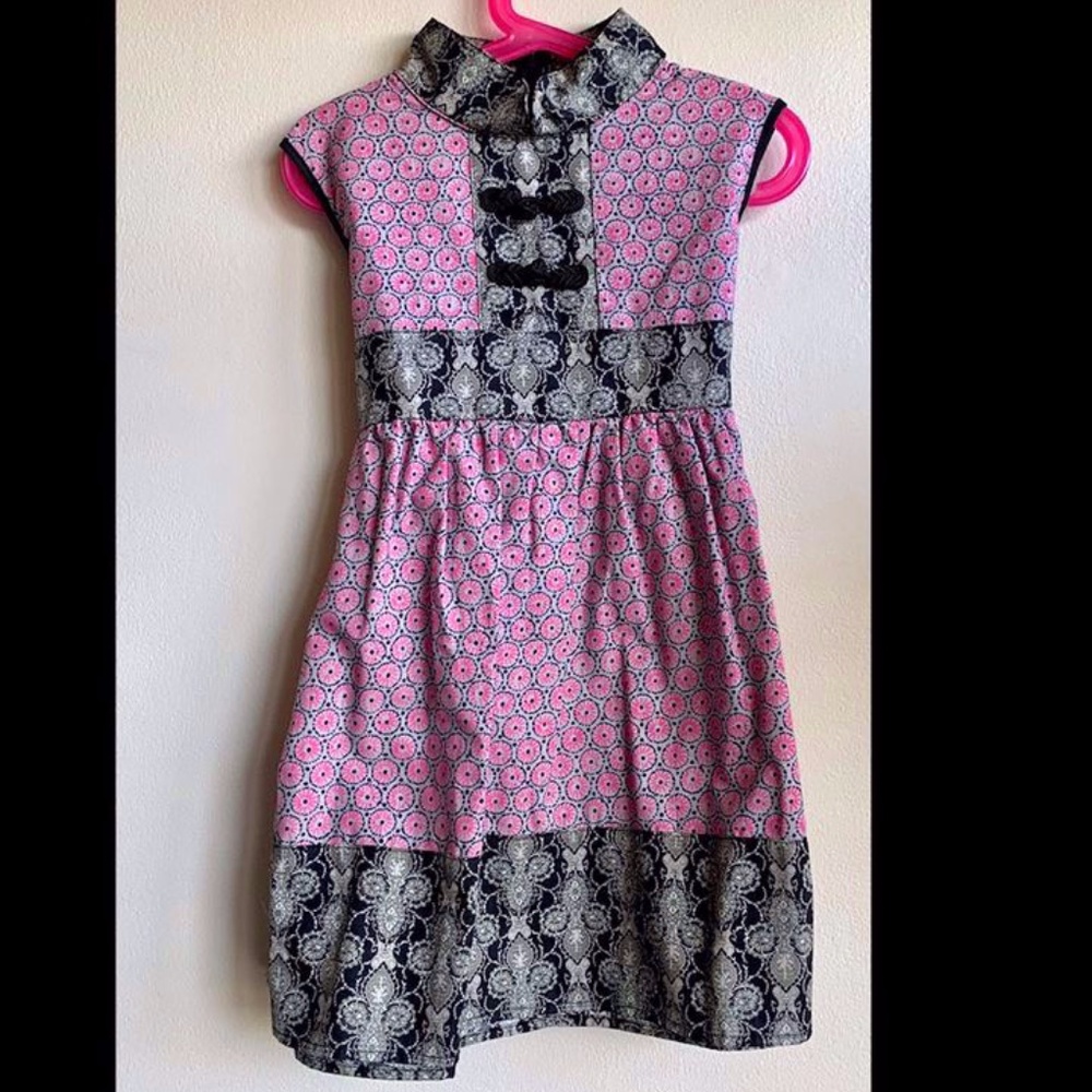 REDFISH Kids Mandarin Swing Dress SIZE 4 (NWOT)